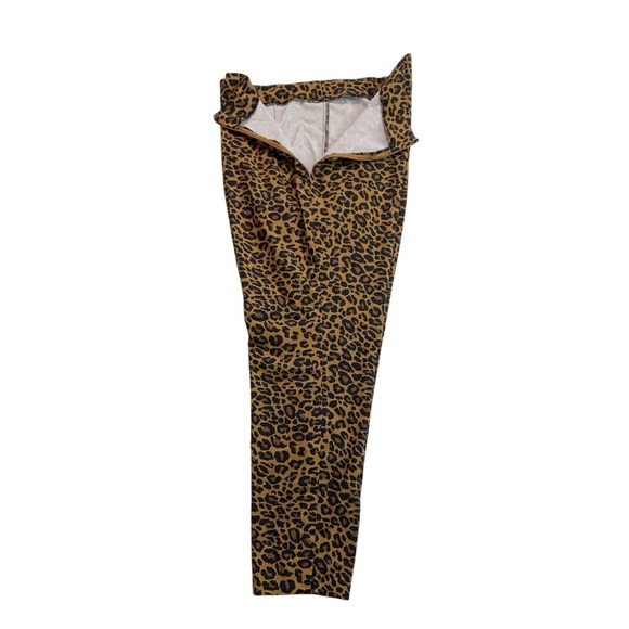 TIME and TRU Leopard Print Ankle Length Pants Sz 18 - Picture 5 of 8